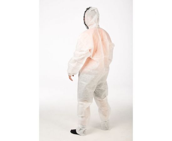 Защитный комбинезон для покоса травы Каспер белый, плотность 60 н/м2, размер 4XL/180-188 00006 – изображение 2