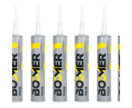 Клей-герметик для вклейки стекол BOOMER полиуретановый, 2 часа, 310 мл 9020 – изображение 2