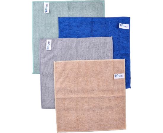 Универсальная салфетка из микрофибры для уборки DSV 30x30 см, набор 4 шт., 220 г/см DS-20122 – изображение 3