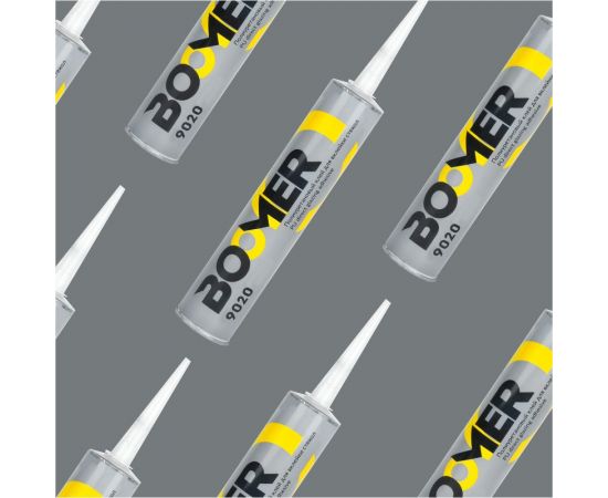 Клей-герметик для вклейки стекол BOOMER полиуретановый, 2 часа, 310 мл 9020 – изображение 3