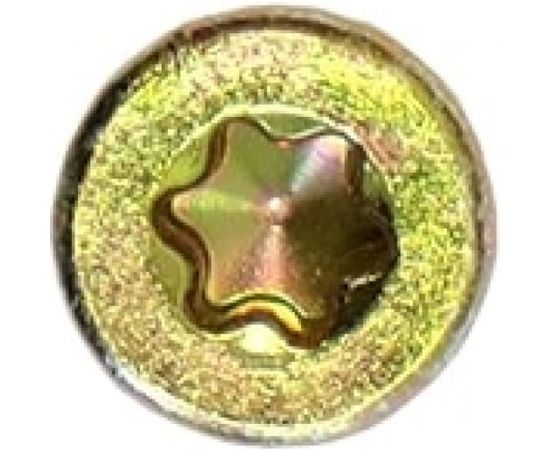 Саморез по дереву HIMTEX проф. желт. потай Torx 40, 8x160, 100 шт. 08160Fh – изображение 3