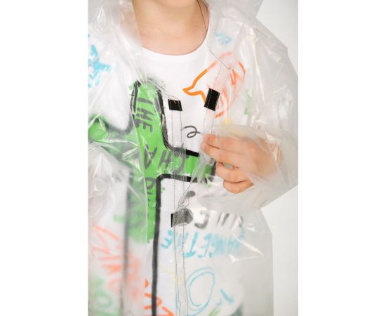 Детский плащ-дождевик Каспер 100 мкм 90 см 00010 – изображение 4