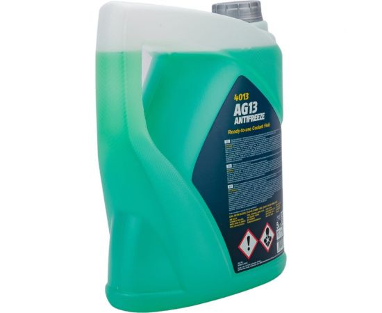 Готовый раствор охлаждающей жидкости MANNOL ANTIFREEZE HIGHTER AG13 зеленый, 5 л 2041 – изображение 4