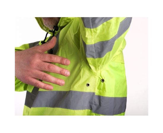 Влагозащитный плащ-дождевик с СОП БЕРТА лимонный, рост 182-188 800-52-54 – изображение 4