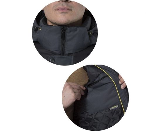 Куртка Эксперт Спецодежда Дэлф, серый/черный, р. 48-50, рост 170-176 6446000025669 – изображение 7