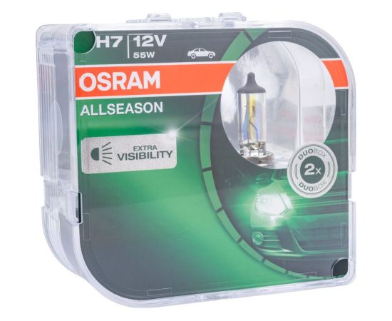 Автолампа OSRAM H7 55 PX26d ALLSEASON 3000K, 2 шт. 12V, 1, 10 64210ALL-HCB 