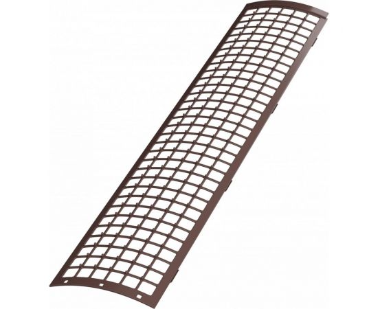 Защитная ПВХ решетка желоба Технониколь 0.6 м, коричневая TN386162 