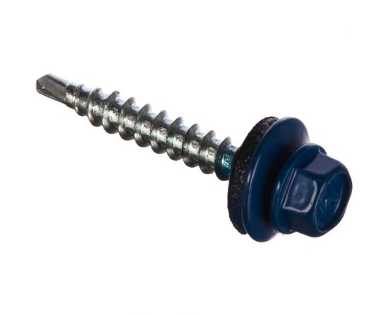 Кровельный саморез Daxmer 4,8x35 RAL 5005, сверло №1, 250 шт. 303925 