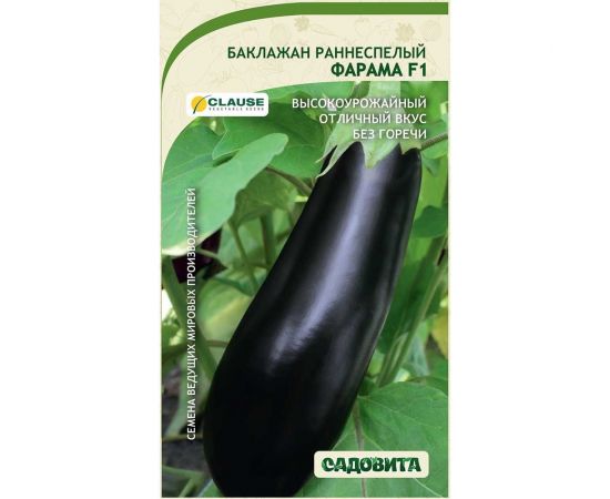Семена Садовита Баклажан Фарама F1 5 шт. Clause 00216495 