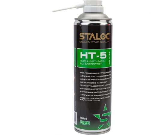 Высокоэффективная долговечная смазка-спрей с ptfe STALOC high-performance ptfe lubricant ht-5 sq-490 500 мл 104409059 