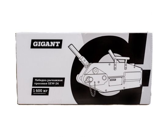 Рычажная тросовая лебедка Gigant МТМ 1600, 1,6 т, L=20м GEW-24 – изображение 16