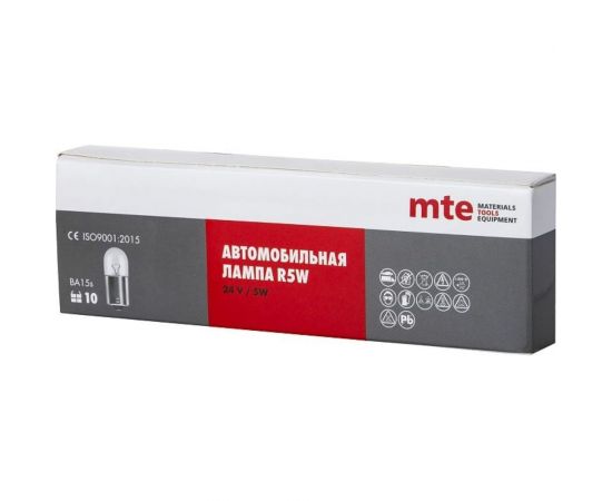 Лампа MTE r5w 24v 5w ba15s 27201402 – изображение 2