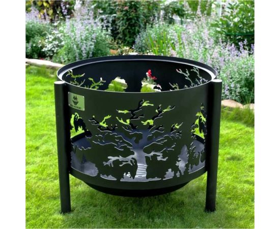 Костровая чаша Fire-House Деревья диам. 800 мм, на трубчатых ножках Ch-800деревья – изображение 2