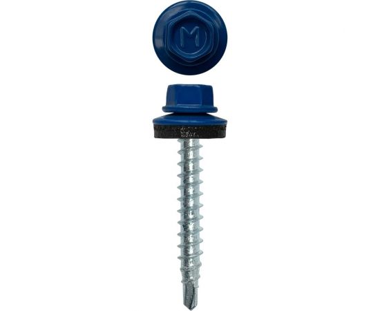 Кровельный саморез Daxmer 4,8x35 RAL 5005, сверло №1, 250 шт. 303925 – изображение 2