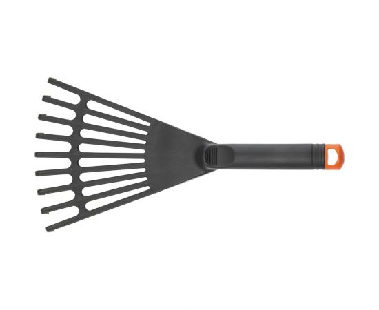 Пластиковые веерные грабли КЭС 170х185х345 мм, черные 21020030 – изображение 2