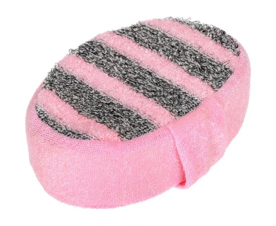 Двусторонняя мочалка Банные штучки женская, объёмная, 10x15x5 см, medium 41461 – изображение 2