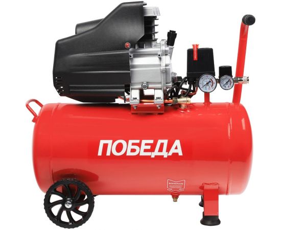 Поршневой масляный компрессор ПОБЕДА KM 50-250 525301767 – изображение 2