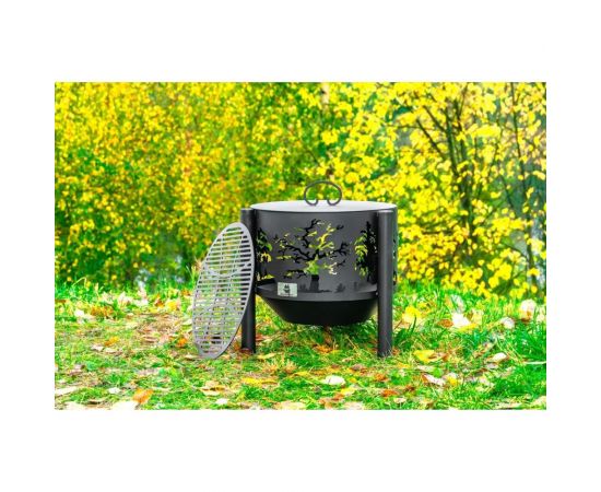 Костровая чаша Fire-House Деревья диам. 800 мм, на трубчатых ножках Ch-800деревья – изображение 3