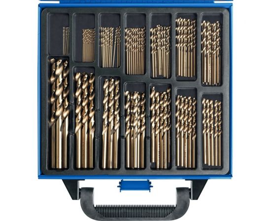 Набор сверл по металлу ЗУБР Кобальт 99 шт, 1-10 мм, сталь Р6М5К5 29626-H99 – изображение 3