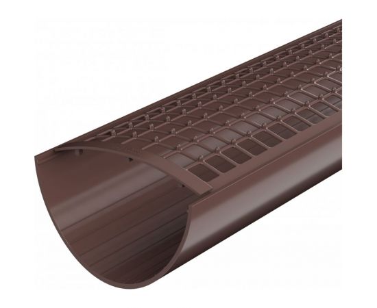 Защитная ПВХ решетка желоба Технониколь 0.6 м, коричневая TN386162 – изображение 3