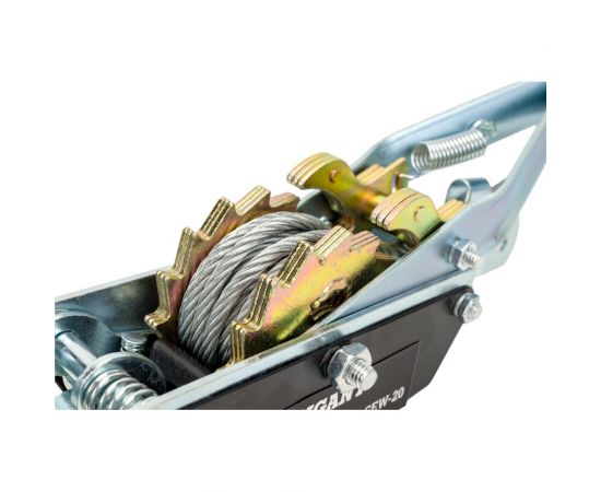 Ручная лебедка с двойным храповым механизмом Gigant 1 т GEW-20 – изображение 3