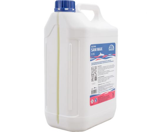 Средство для мытья и дезинфекции сантехники и туалетов DOLPHIN Sani Max 5л 9118 – изображение 3