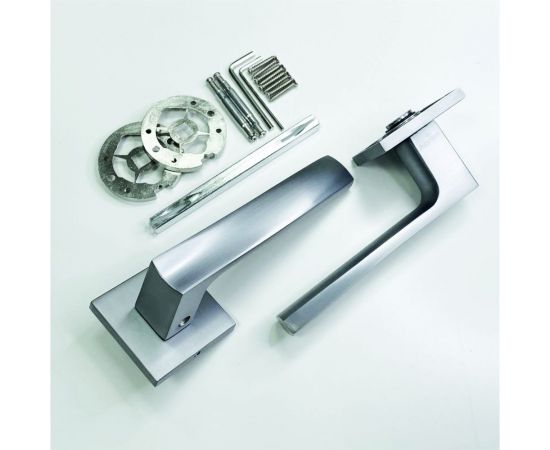 Ручка на раздельном тонком цинковом основании ABRISS r21.085 mcp матовый хром 30079 – изображение 4