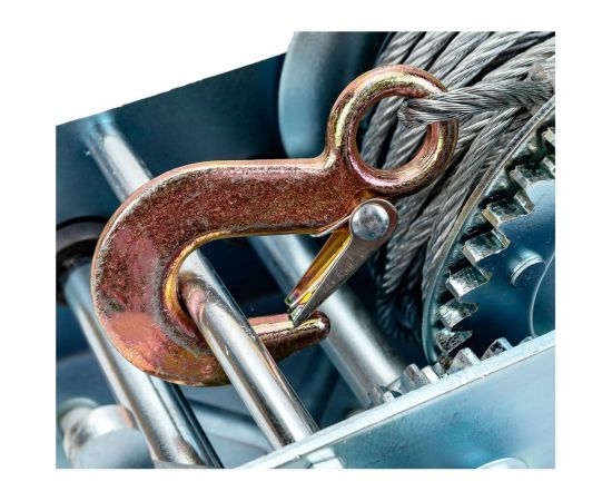 Ручная лебедка Forsage барабанная, двухскоростная, 900кг F-TRT1201C – изображение 4