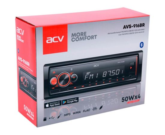 Магнитола ACV 1DIN AVS-916BR – изображение 5