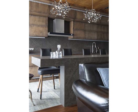 Кухонная вытяжка MBS MARANTA 190 BLACK GLASS 5101 – изображение 6