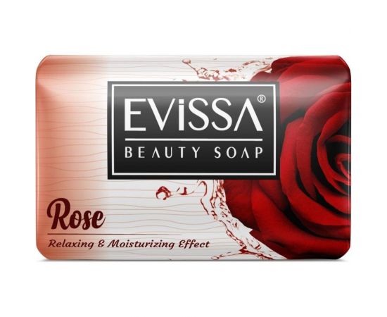 Туалетное мыло EVISSА в картонной упаковке, 100 гр., роза М2601 