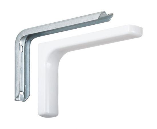 Кронштейн VORMANN Design 118х190х35 мм, оцинкованный, цвет: белый, 50 кг 01137 200 W 