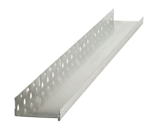 Алюминиевый цокольный профиль GAVIAL 100 мм, L=2500 мм 00001311 