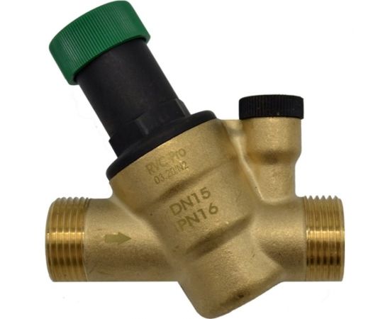 Редуктор давления Rvc 1/2 г (3/4 ш), настройка 1-6 Bar, с выходом под манометр 11915 