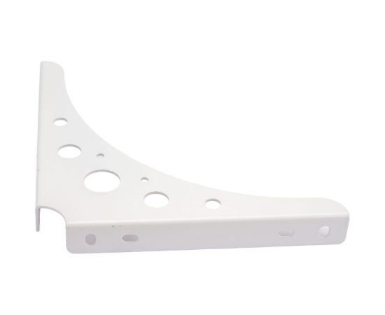 Кронштейн VORMANN Delta-Line 200х200х24 мм, оцинкованный, цвет: белый, 95 кг 00146 200 W 