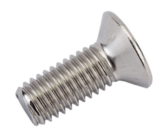 Нержавеющий винт с потайной головкой KREPFIELD M8x20 мм, DIN 965, А2, крестообразный шлиц PH, 15 шт. 965А2ВИНТ8Х20-15 