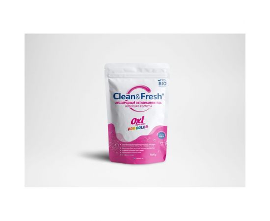 Пятновыводитель CLEANANDFRESH oxi для цветного белья, 1000 г Cl51000c 
