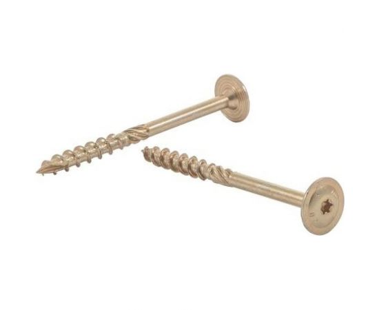 Конструкционный шуруп Rusconnect 8х260 мм, тарельчатая головка 4 шт. 3208261 