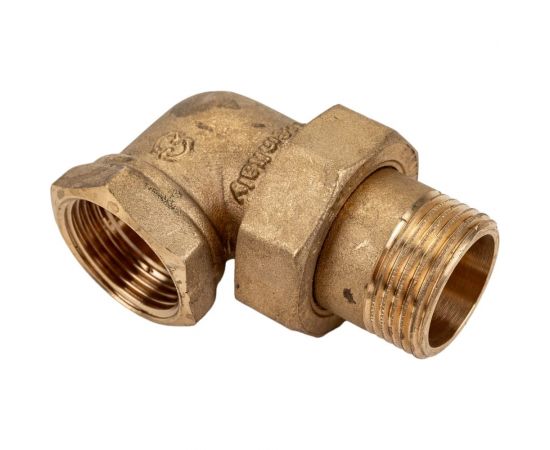 Разъемное угловое соединение ""американка"" STOUT Sft-0056-000001 вн, уплотнение под гайкой o-ring кольцо 1"" RG008T5Q97CQBC – изображение 2