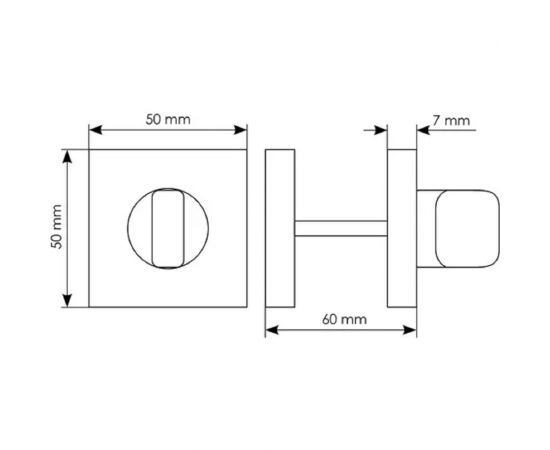 Сантехническая завертка MORELLI LUX-WC-S5 OSA для розетки S5 (SQ), цвет - матовое золото 9012942 – изображение 2