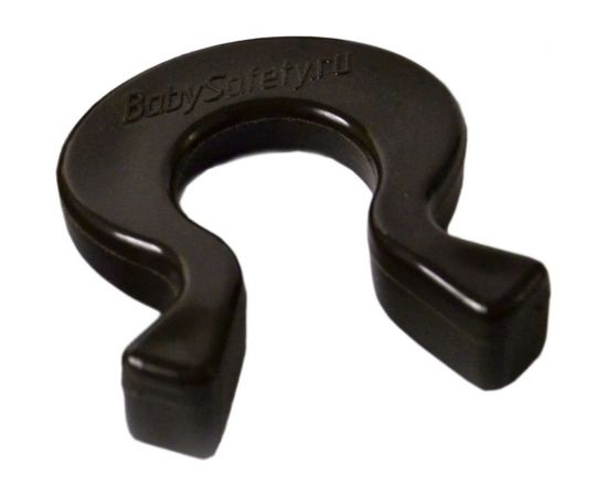 Подкова: блокиратор дверей, стоппер для двери, ограничитель для двери/окна Baby Safety силиконовый 2шт. венге 4670006470686 – изображение 2