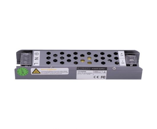 Компактный блок питания SWG YA-60-12 в металлическом корпусе, IP20, 60 W, 12V 00-00002827 – изображение 2