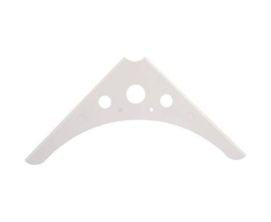 Кронштейн VORMANN Delta-Line 200х200х24 мм, оцинкованный, цвет: белый, 95 кг 00146 200 W – изображение 2