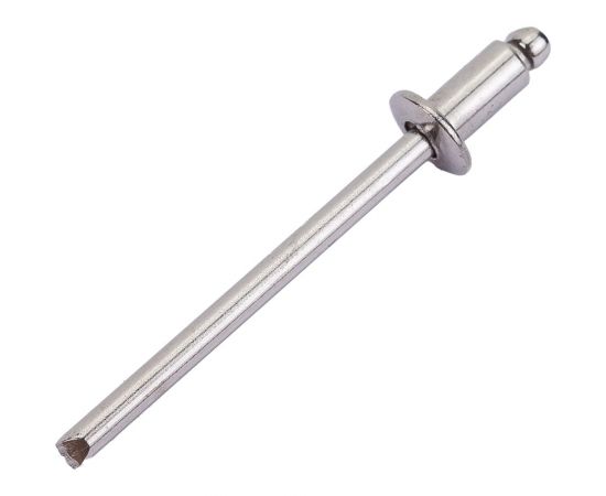 Вытяжная нержавеющая заклепка со стандартным бортиком KREPFIELD 3,2x6 мм, ART 9052, А2, 20 шт. 9052ЗАКЛЕПКА3,2Х6А2-20 – изображение 2