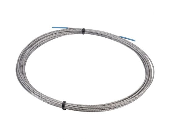 Нержавеющий трос KREPFIELD 2 мм, сталь А2, плетение 7x7, средней мягкости, 10 м 8379А2ТРОС2ММ-10 – изображение 2