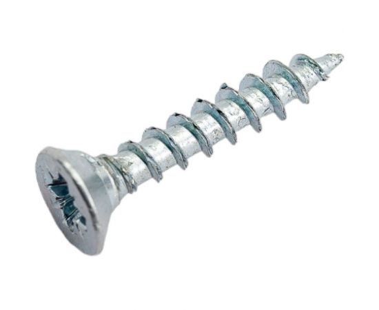 Шуруп крепежная техника белый цинк, 3,5x20 1000 шт. 431462 БК – изображение 2