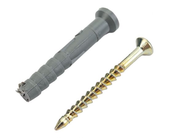 Дюбель-гвоздь Tech-Krep 6x40 мм, потайная манжета, полипропилен, 500 шт. 154273 – изображение 2