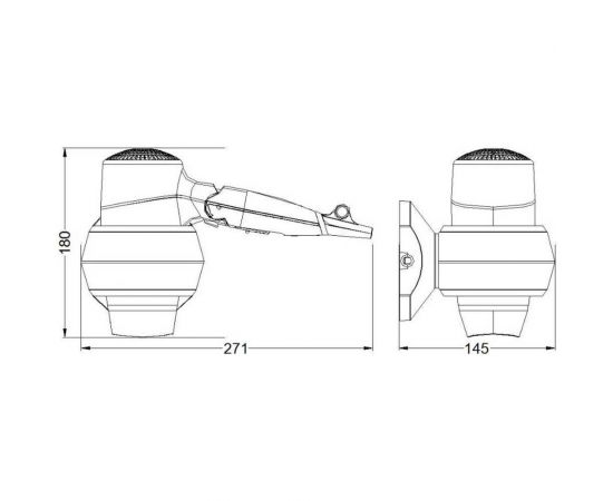 Настенный фен CONNEX WT-2000W3 CHROME LINIE 456128 – изображение 3