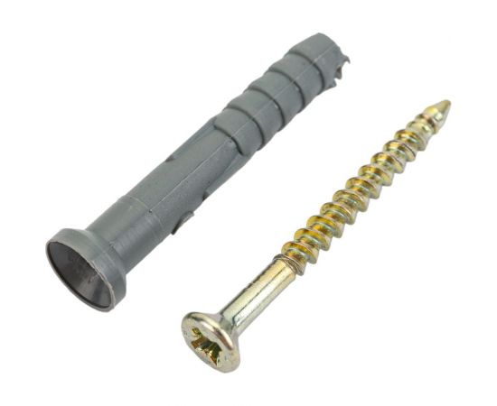 Дюбель-гвоздь Tech-Krep 6x40 мм, потайная манжета, полипропилен, 500 шт. 154273 – изображение 3