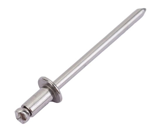 Вытяжная нержавеющая заклепка со стандартным бортиком KREPFIELD 3,2x6 мм, ART 9052, А2, 20 шт. 9052ЗАКЛЕПКА3,2Х6А2-20 – изображение 3